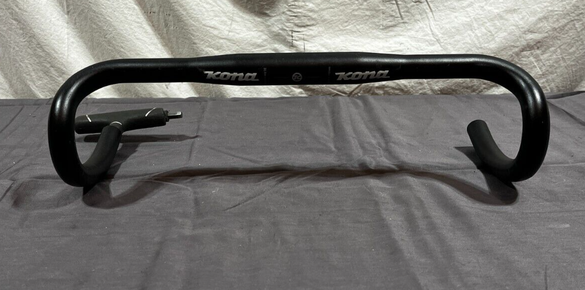 Kona 44cm Black Aluminum Road Bike Drop Handlebar Clamp