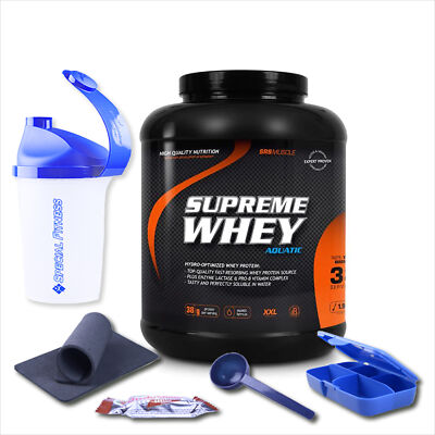 37,87 /kg SRS Muscle - Supreme Whey XXL 1.900 g + BONUS I Whey Protein Eiweiß
