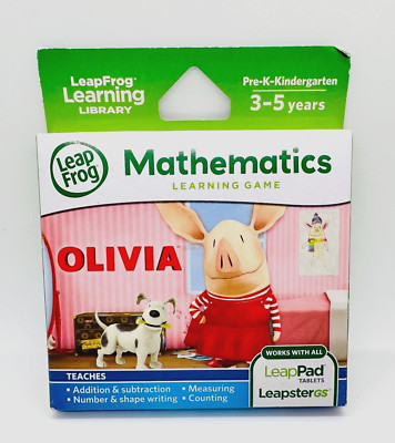 New Leap Frog LeapPad Learning Library Olivia - Mathematics Box