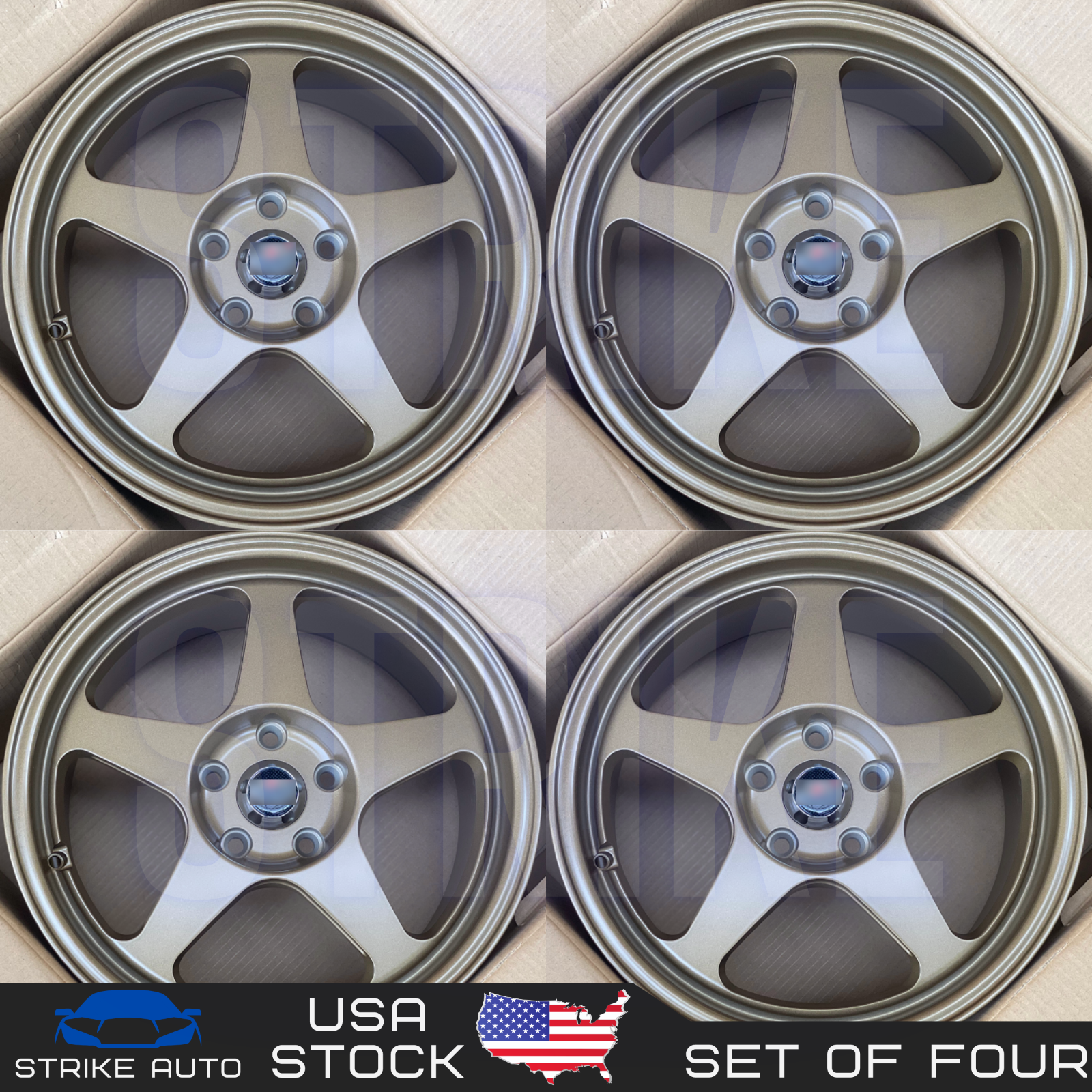 New Set of 4 Rims Wheels 4pcs 16 inch 16