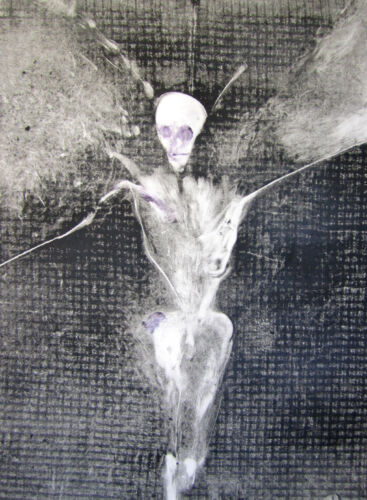 Fritz Scholder "Flying Possession # 2," 1989 Monotype - Picture 2 of 8