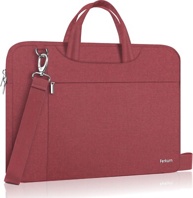 Ferkurn Laptop Bag 17 17.3 inch Women Men Computer Sleeve Case Waterproof Slim