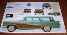 1958 Ford Edsel Bermuda Info Spec Article 58 361 410 V8 Station Wagon