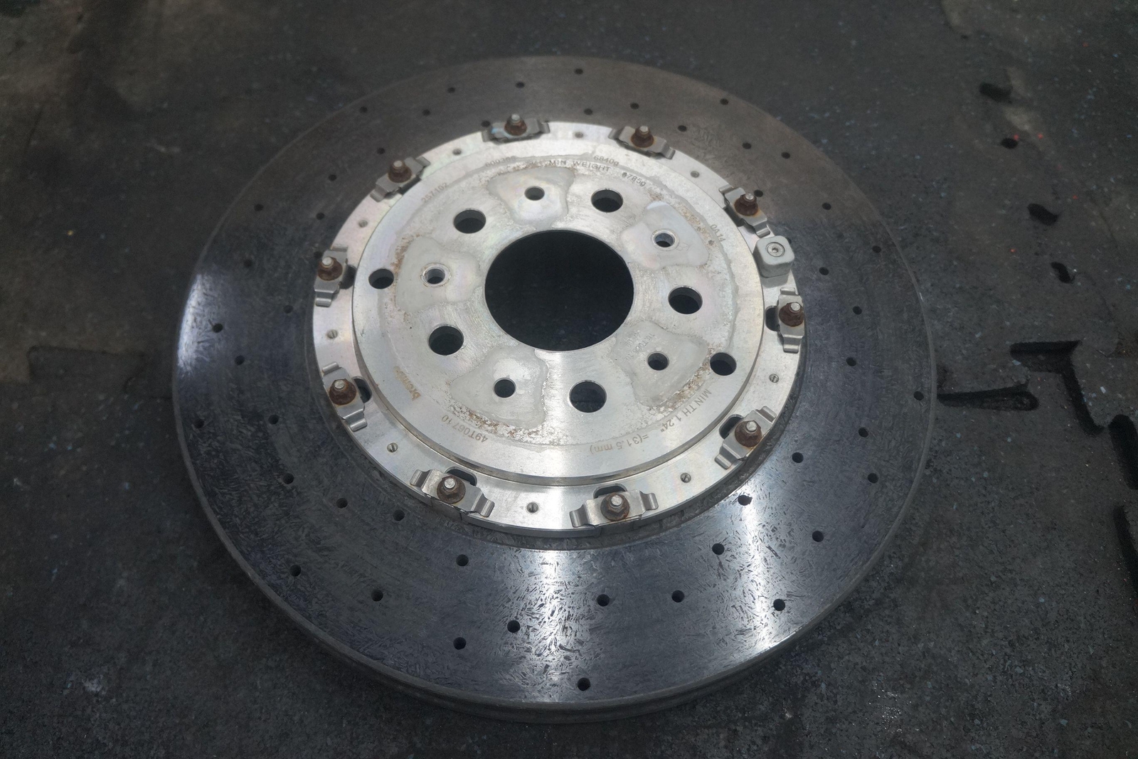 Rear Left or Right Ceramic Brake Disc Rotor 257102 304561 Ferrari California 10