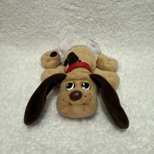 Pound Puppies Newborns Brown & Tan Dog Plush Hasbro Basic Fun With Diaper - Picture 3 of 6