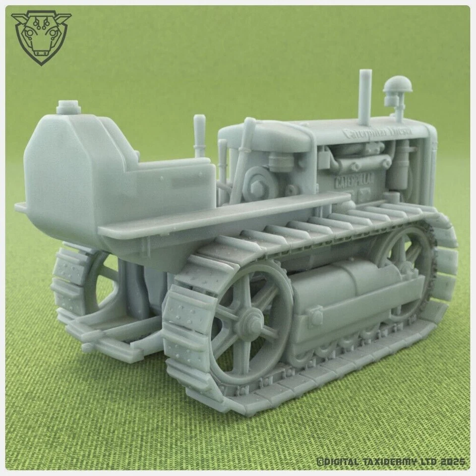 Caterpillar D2 - Modern - 3D Printed Model - tabletop gaming and model railway - Image 2 of 4