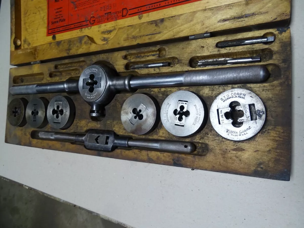 Greenfield Tap Die Bolt Die Set No. 5 eBay