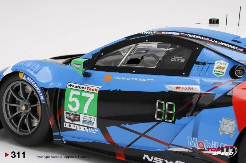 TOPSPEED TS0311 1/18 ACURA NSX GT3 EVO NO.57 2020 IMSA 2020 24 HRS OF DAYTONA - Image 4 of 4