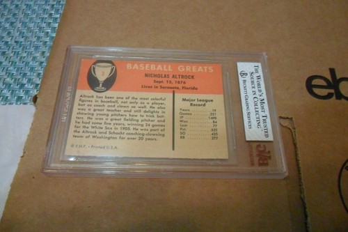 VINTAGE FLEER BASEBALL # 3 1961 BVG 7 0 0 0 155 - Picture 2 of 2
