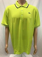 NWT Lacoste Sports Men's Ultra Dry Polyster Polo with ribbed collar, Sizes 4-8