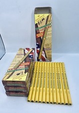 DIXON TICONDEROGA BEGINNERS PENCILS NO ERASER 4 BOXES OF 12 EA NEW OLD STOCK