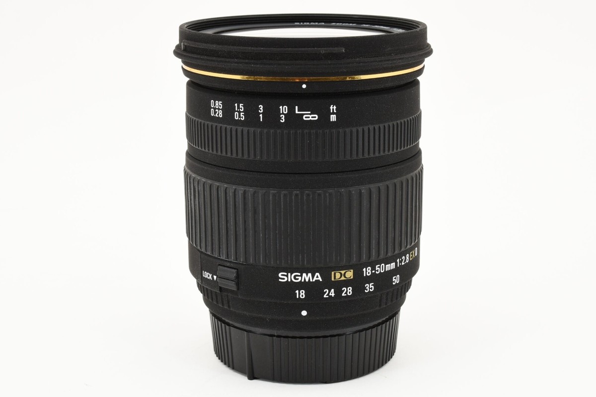 Sigma EX DC 18-50mm F/2.8 D Zoom Lens w/Hood For Nikon MIJ Sigma EX DC 18-50mm F/2.8 D Zoom Lens w/Hood For Nikon MIJ