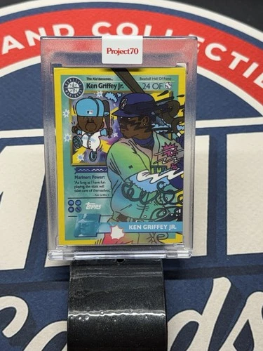 2021 Topps Project 70 - 1996 Topps Baseball Ken Griffey Jr #702 Pokémon Ermsy