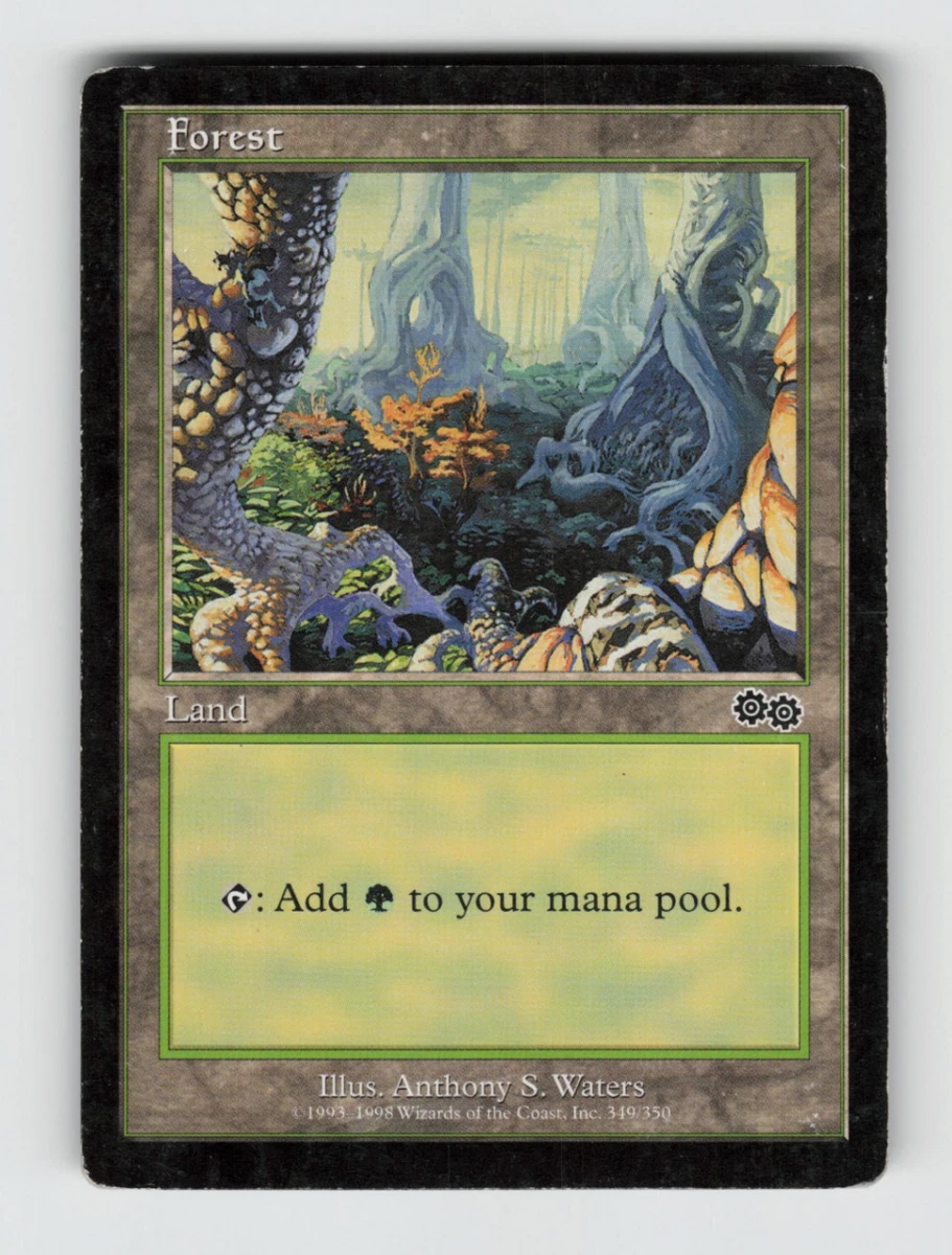 Land Foil Magic: The Gathering Trading Card Games Urza's Saga