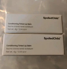 SPOILED.CHILD 2 PACK!! Conditioning Tinted Lip Balm NATURAL PINK 4g /0.14oz NIB