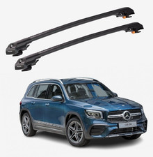 Crossbars Roof Racks For Mercedes GLB 2020-2026 Aluminum Lockable Pair 220 LB