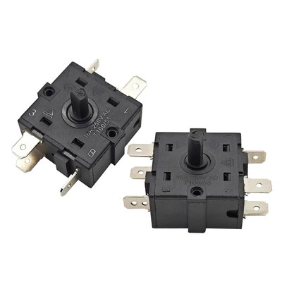 2Pcs Fan Speed Selector Spare Rotary Selector Switch for Kitchen Home Indoor