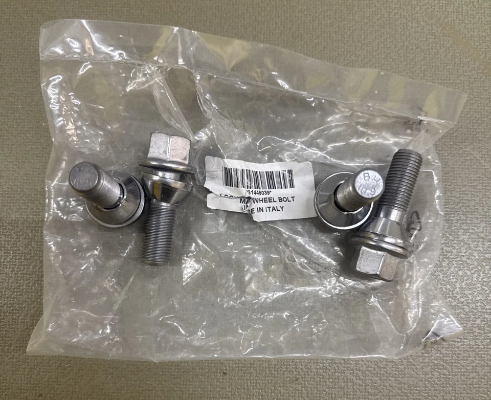 VOLVO XC60 XC90 S60 S80 V60 WHEEL NUT BOLT 4x 19mm GENUINE - Image 2 of 3