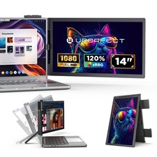 UPERFECT 14" Portable Monitor 1080P Laptop Screen Extender External Display