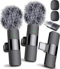 Microphone for iPhone Android, Wireless Mini