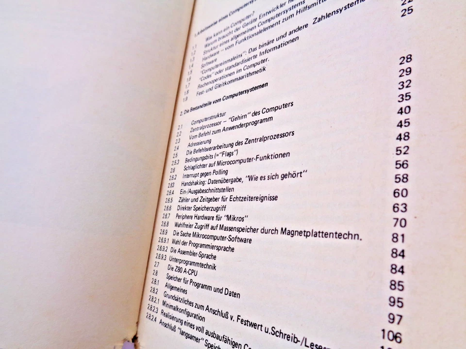 MICRO COMPUTER TECHNIK Z80, Z8, Z8000 (HOFACKER - BUCH) #5DE - Bild 3 von 4