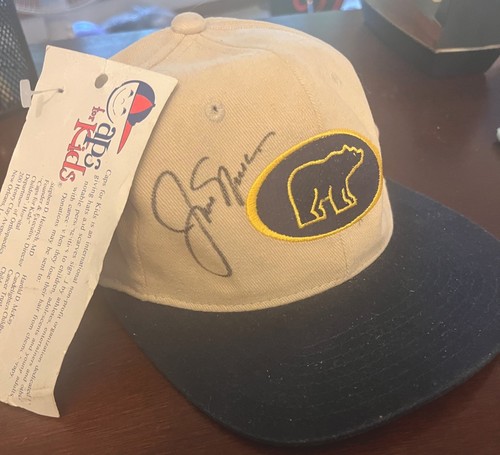 Jack Nicklaus Signed OFFICIAL GOLDEN BEAR Golf Hat PSA/DNA CAPS 4 KIDS NEW W/TAG