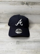New Era 9Twenty Atlanta Braves Core Navy Cap Hat Adjustable Size: OSFM NEW