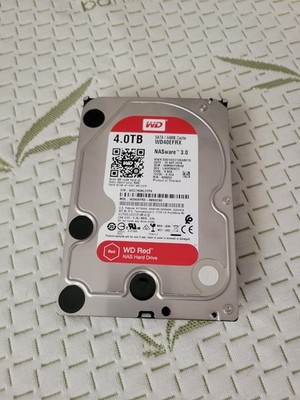 Western Digital Red 4TB 3.5'' SATA III HDD Hard Drive (WD40EFRX) S.M.A.R.T - GOOD