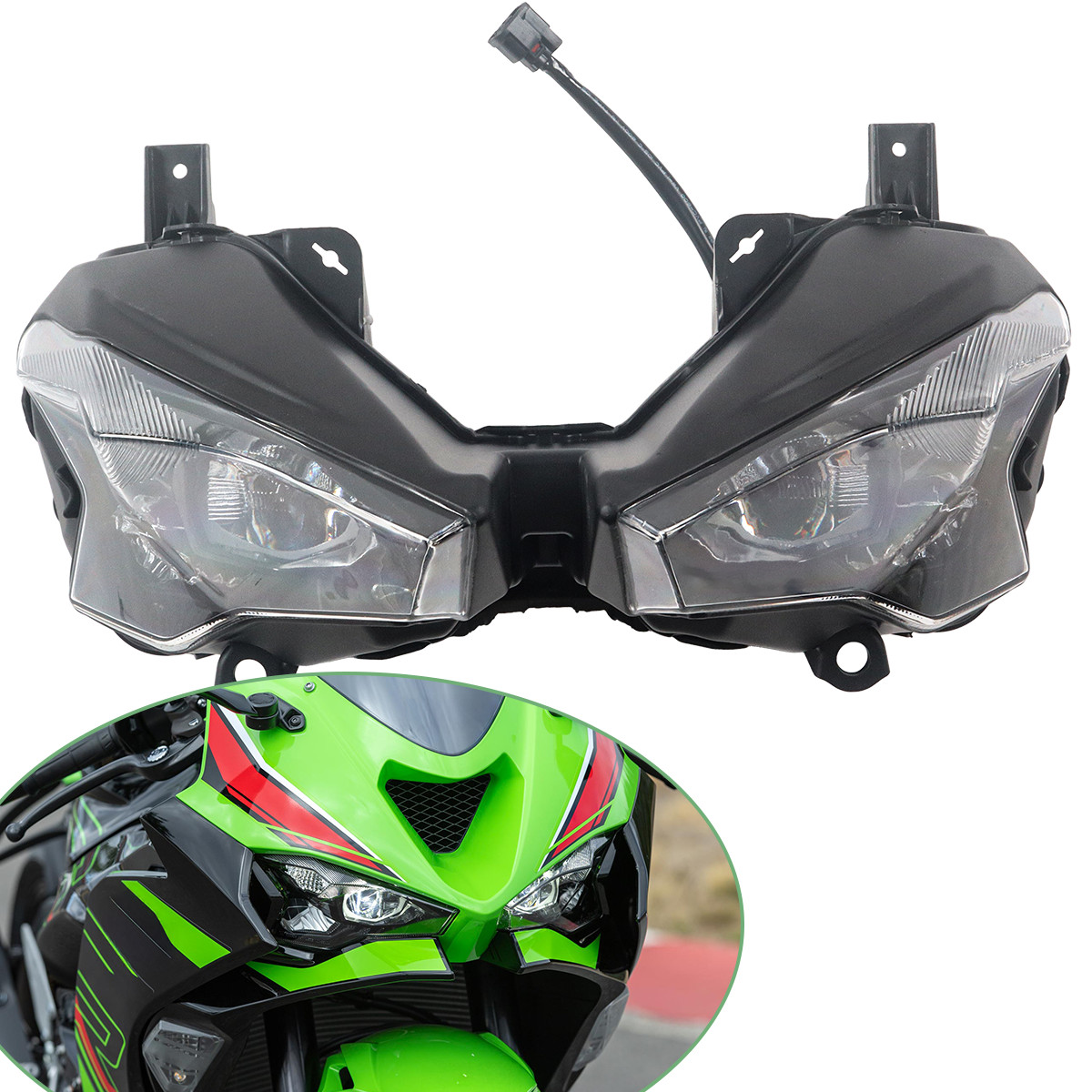 らい For Kawasaki ZX636 Ninja ZX-6R 2005-2006 2009-2015 ZX6R LED