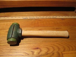 Garland No. 3 Split Head Mallet Hammer Saco Maine Vintage
