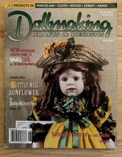Dollmaking Crafts  Designs Magazine August 1995 w Pull-Out Pattern
