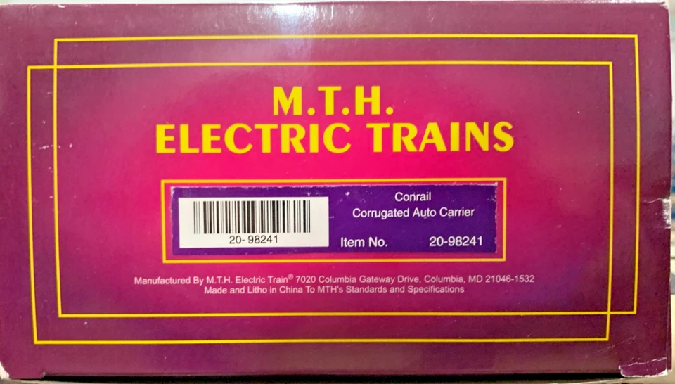 MTH Premier 20-98241, CONRAIL (Weathered) Auto Carrier #931238 LN, O Scale, 1:48 - Image 2 of 4