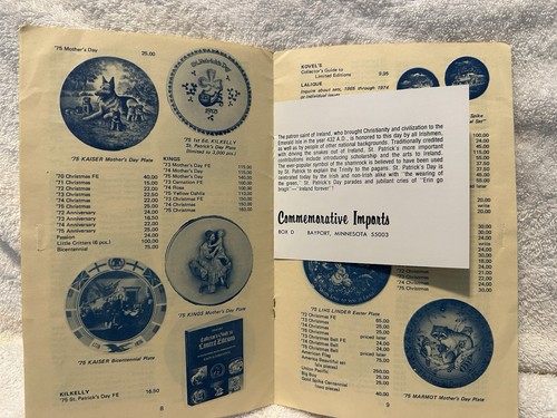 Bayport, MN Commemorative Imports Dealer & Retail Vintage Catalogs 1975 - Imagen 14 de 17