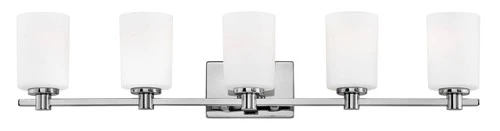 Hinkley Karlie 35 1/2" Wide Chrome 5-Light Bath Light - Picture 3 of 10