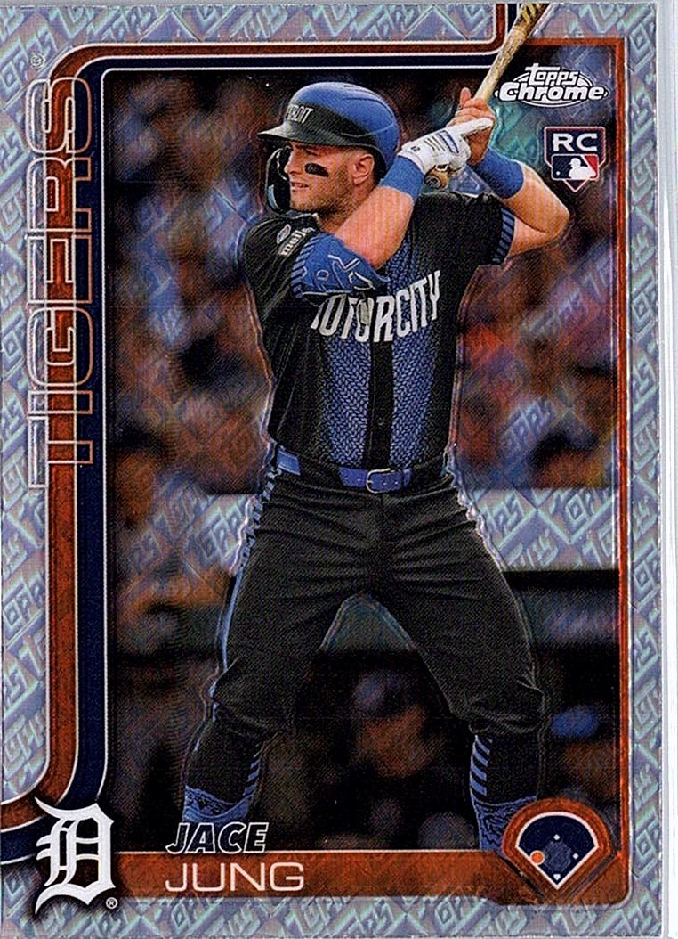 2025 Topps Chrome #225 Jace Jung Topps Refractors