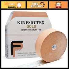 Elastic Therapeutic Athletic Tape - Kinesiology Tape Bulk Roll 2" x 103 ft Beige