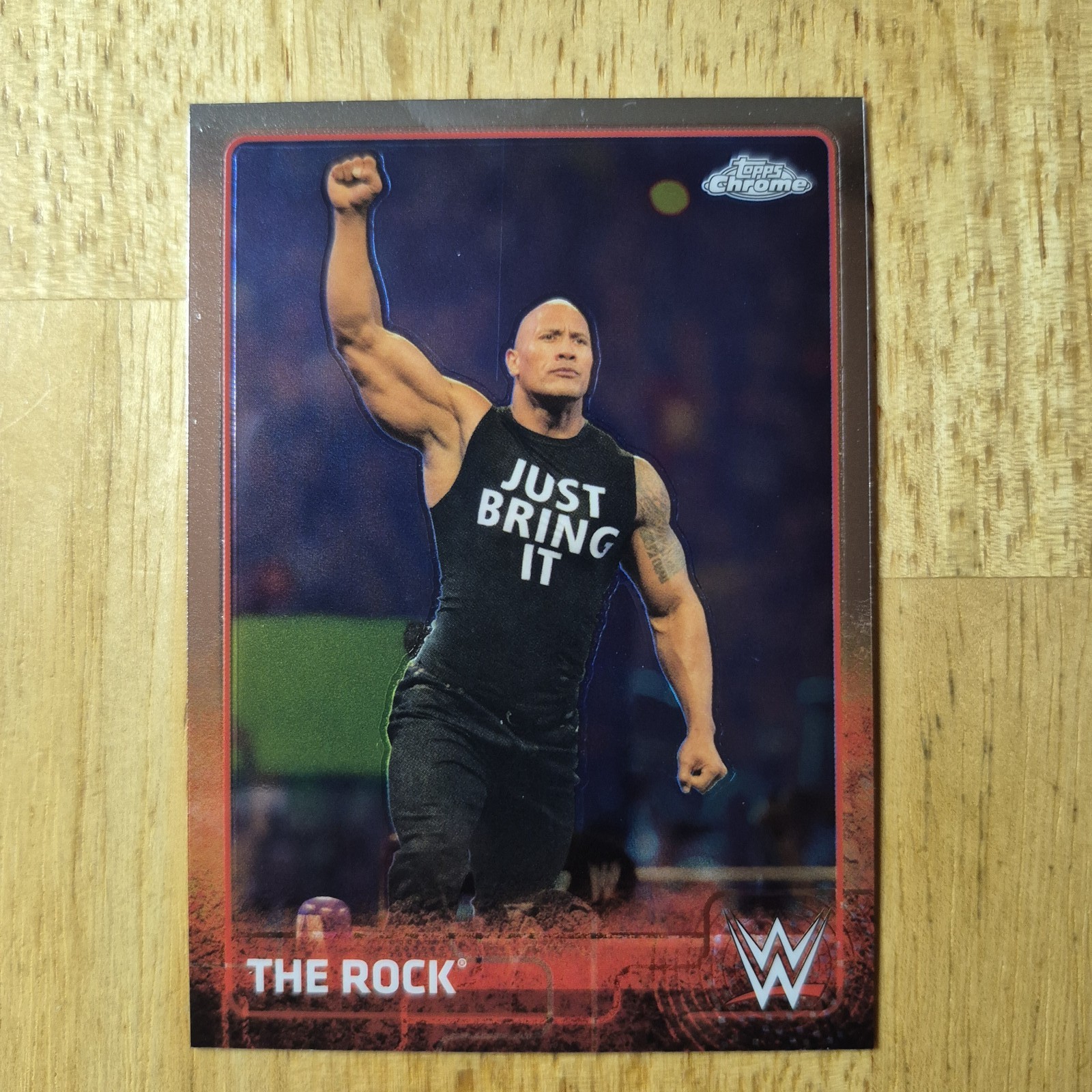 The Rock | 2015 Topps Chrome WWE #57