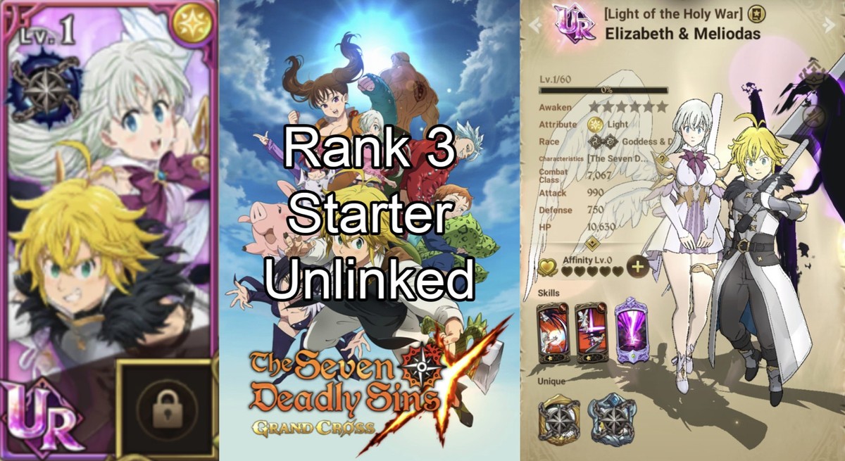 Elizabeth Seven Deadly Sins Meliodas Dub Grand Cross Seven Deadly