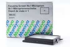  Near MINT in BOX  Mamiya M645 Focusing Screen No.1 Microprism From JAPAN