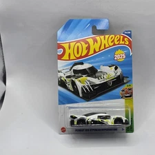 Hot Wheels Peugeot 9X8 Hypercar White #174 Mainline 2025 Case M/N (In-Stock) New