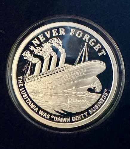 Silver Shield- 2021 Damn Dirty Business V2 1oz Rvrs Proof Never Forget #21 W/COA