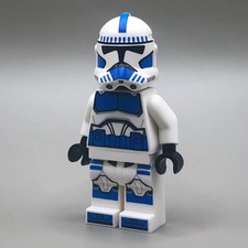 Grandpa Clone Customs Blue Shock Trooper Clone Trooper Minifigure
