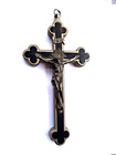 Antique Catholic Relic Reliquary Crucifix Saints Anne Gerard Francois Therese — photo 2