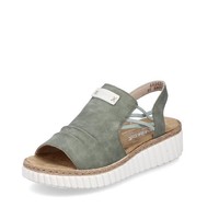 Rieker Damen Pantoletten 69262 GrüN 42 EU Slipper Mules Gartenschuhe