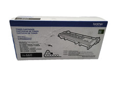 Brother TN660 TN-660 Toner Cartridge Black High Yield