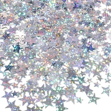 60g Silver Star Confetti Glitter Table Confetti for Party Wedding Festival