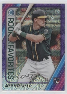2020 Bowman Mega Box Purple Mojo Refractor 175/250 Sean Murphy #ROYF-SM fo7