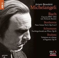 Bach/Beethoven/Schumann/Brahms Von Michelangeli,Arturo Ben... | CD | Zustand Neu