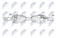 NTY NPW-CT-145 Antriebswelle Vorne Links FüR CitroËN Peugeot