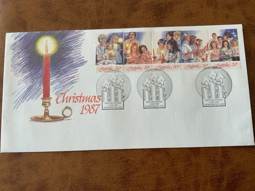 Australia 1987 #1044-1046 Christmas - 3 FDCs